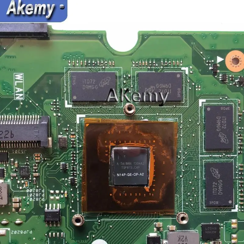 Akemy K56CM Laptop motherboard For Asus K56CM K56CB K56C S550CM S550C Test original mainboard I5 CPU GT630M