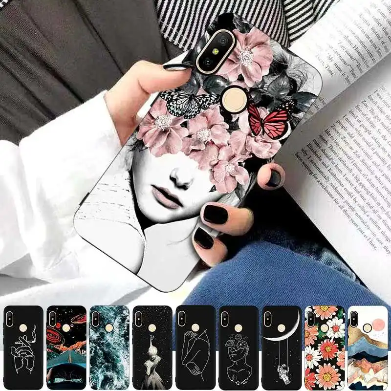 

Fashion YJ Pattern Soft TPU 5.84"For Xiaomi Redmi 6 Pro Case For Xiaomi Redmi 6 Pro Cell Phone Case Cover