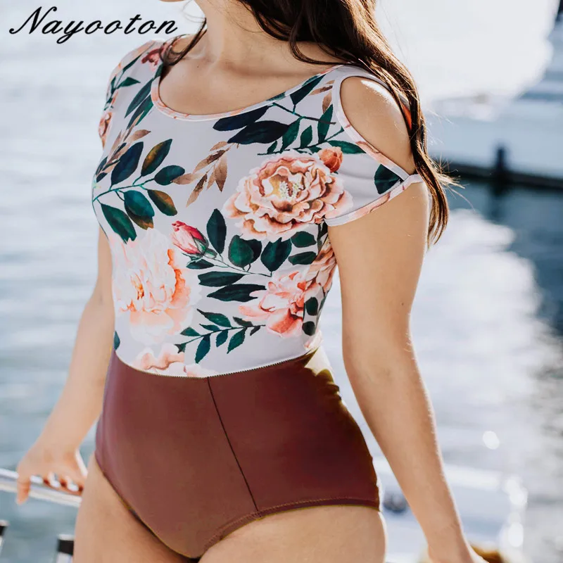 Для женщин Цельный купальник