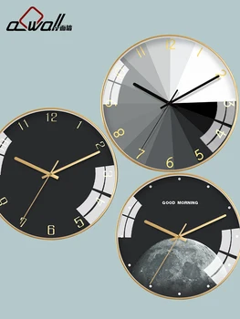 

Nordic Modern Design Wall Clocks Decorative Kitchen Silent Simple Wall Clock Creative Unique Home Decor Horloge Murale JJ60WC