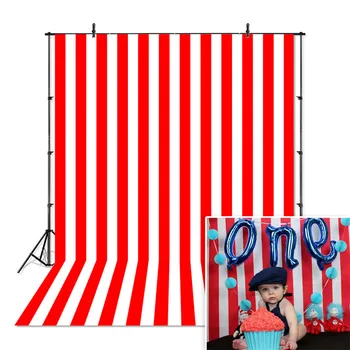 

Photography Background Red and White Stripes Backdrop Party Artistic Children Adults Portraits Backdrop Photo Studio Shoot Props
