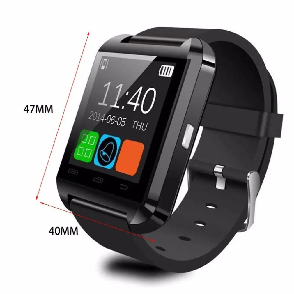 HOT Smart Bracelet Watch U8 Photography Smart Watch Support Passometer Altimeter Music Player And Answer Calls