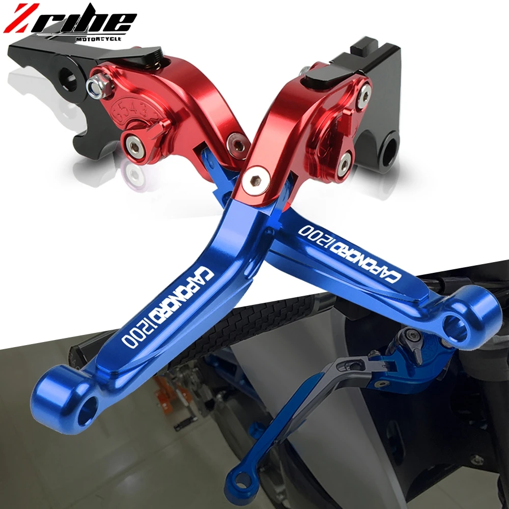 

Motorcycle Folding Extendable CNC Adjustable Clutch Brake Levers For Aprilia Caponord 1200 2002 2003 2004-2007 RSV 1000 Tuono