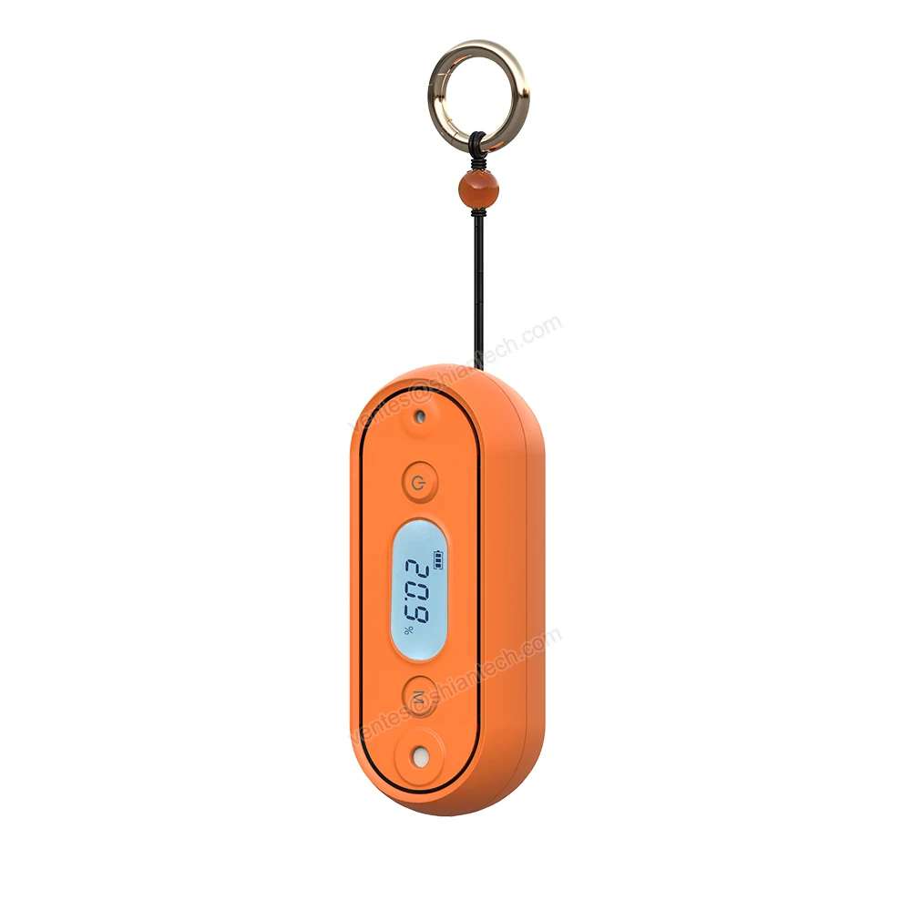 

Easy calibration 20.9%vol oxygen detector, IP76 Waterproof visible audible and vibrating alarm for oxygen gas detector
