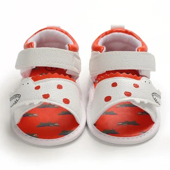 

Summer Newborn Baby Boys Girls Cartoon Animal First Walkers Soft Bottom Shoes Toddler Sandals 0-18 Months