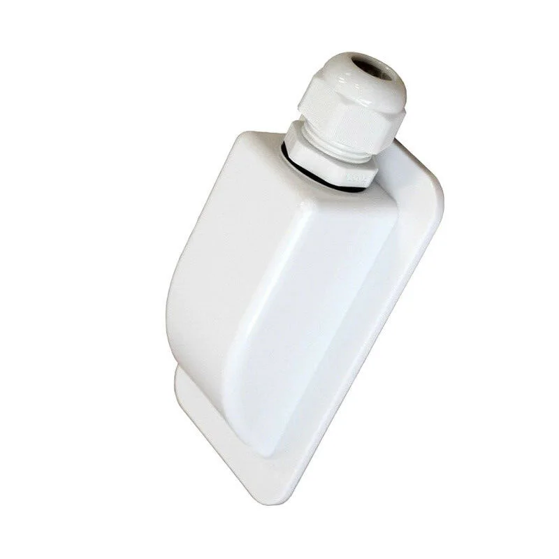 

New ABS Single Cable Entry Gland Box Housing For Solar Panels Motorhome Boats With Compact Low Profile Design