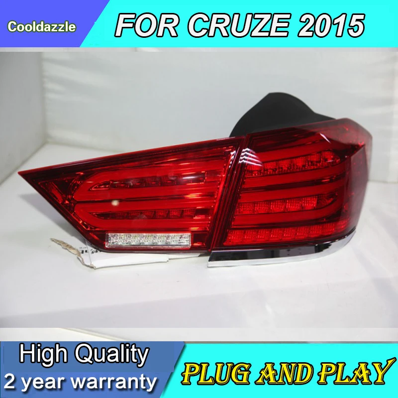 Для CHEVROLET 2015 год Cruze Светодиодные ленты сзади светильник светодиодный задний
