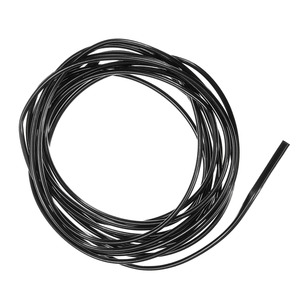 6M Car Door Dent Protector Removable Car Door Guard Strip black