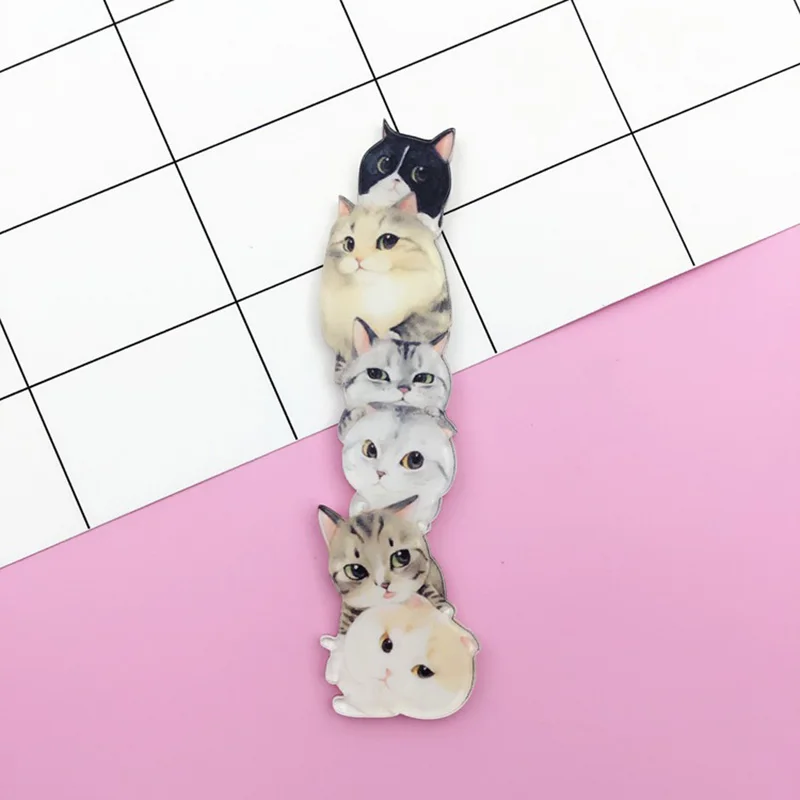 Мультфильм жираф кролик Кошка Собака брошь булавки акриловые значки с животными Женщины Мужчины Япония броши в стиле Харадзюку ювелирные изделия рюкзак аксессуары