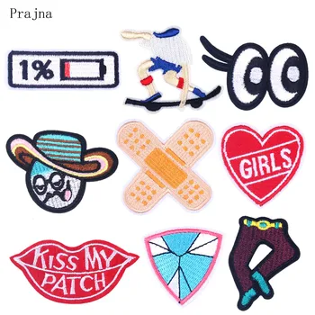 

DIY Power Display Patch Star Embroidered Patch On Clothes Iron Patches For Clothing Stripes Sewing/Eye Patch Sticker Accessory