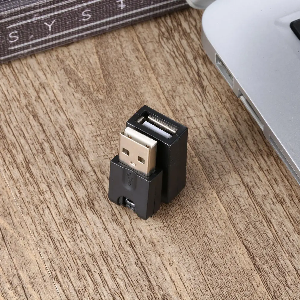 USB 2,0 мужчина к USB Женский 360 градусов угол поворота удлинитель адаптер Горячий