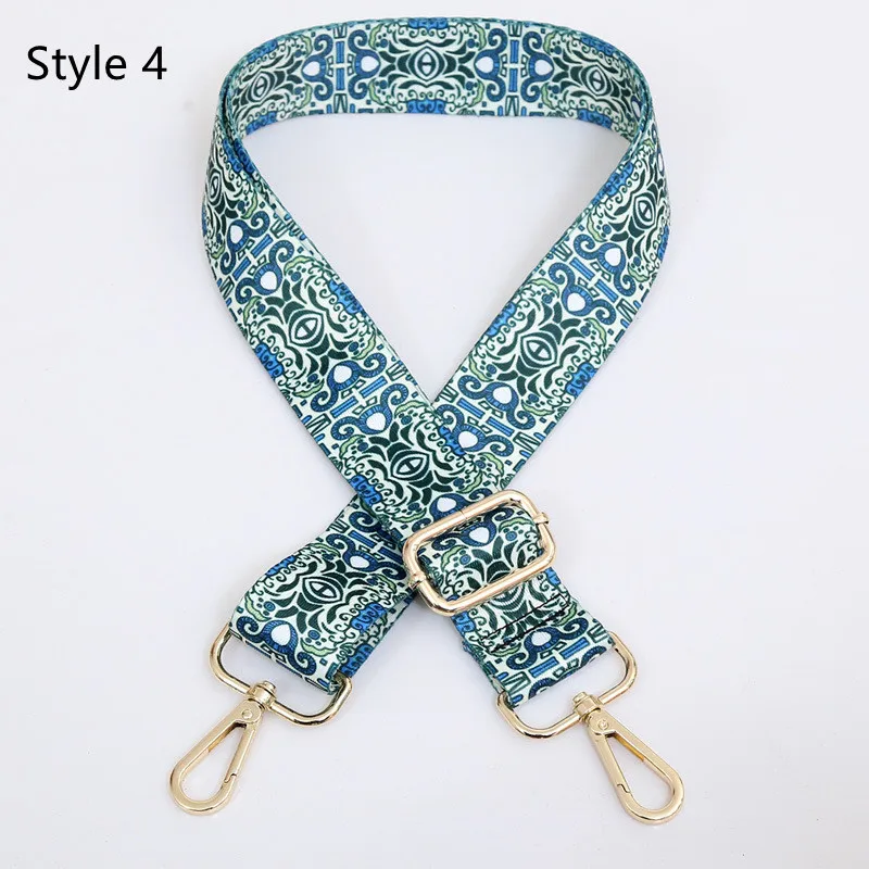 7styles Bag Strap For Women Removable DIY Shoulder Rainbow Handbag Accessories Cross Body Messenger Nylon Bag Straps Bags Handle
