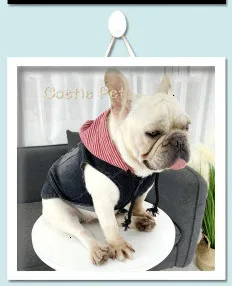 Bulldog Warm Dog Hoodie,Puppy Pet Autumn Clothes,Warm Family Matching Owner Costume,Printed Hoodie For Terrier Teddy Poodle Pug