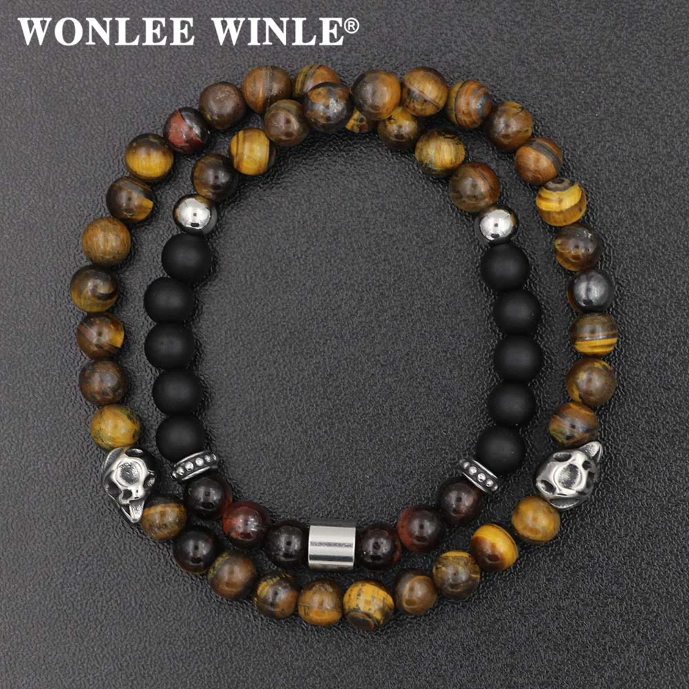 

Многослойные Стрейчевые браслеты для мужчин и женщин из нержавеющей стали