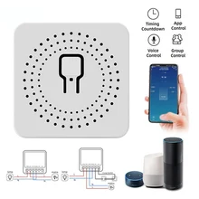 Wifi inteligentny włącznik światła DIY inteligentny zegar aplikacja głosowa moduł zdalnego sterowania Mini przełącznik obwodu