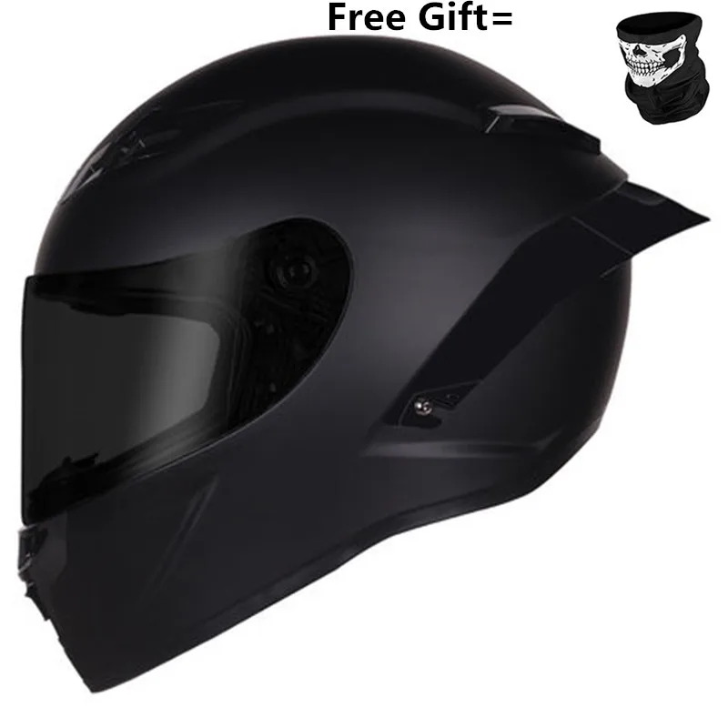 

Мотоциклетный шлем на все лицо для мужчин и женщин, съемные внутренние накладки, размеры от S до XXL