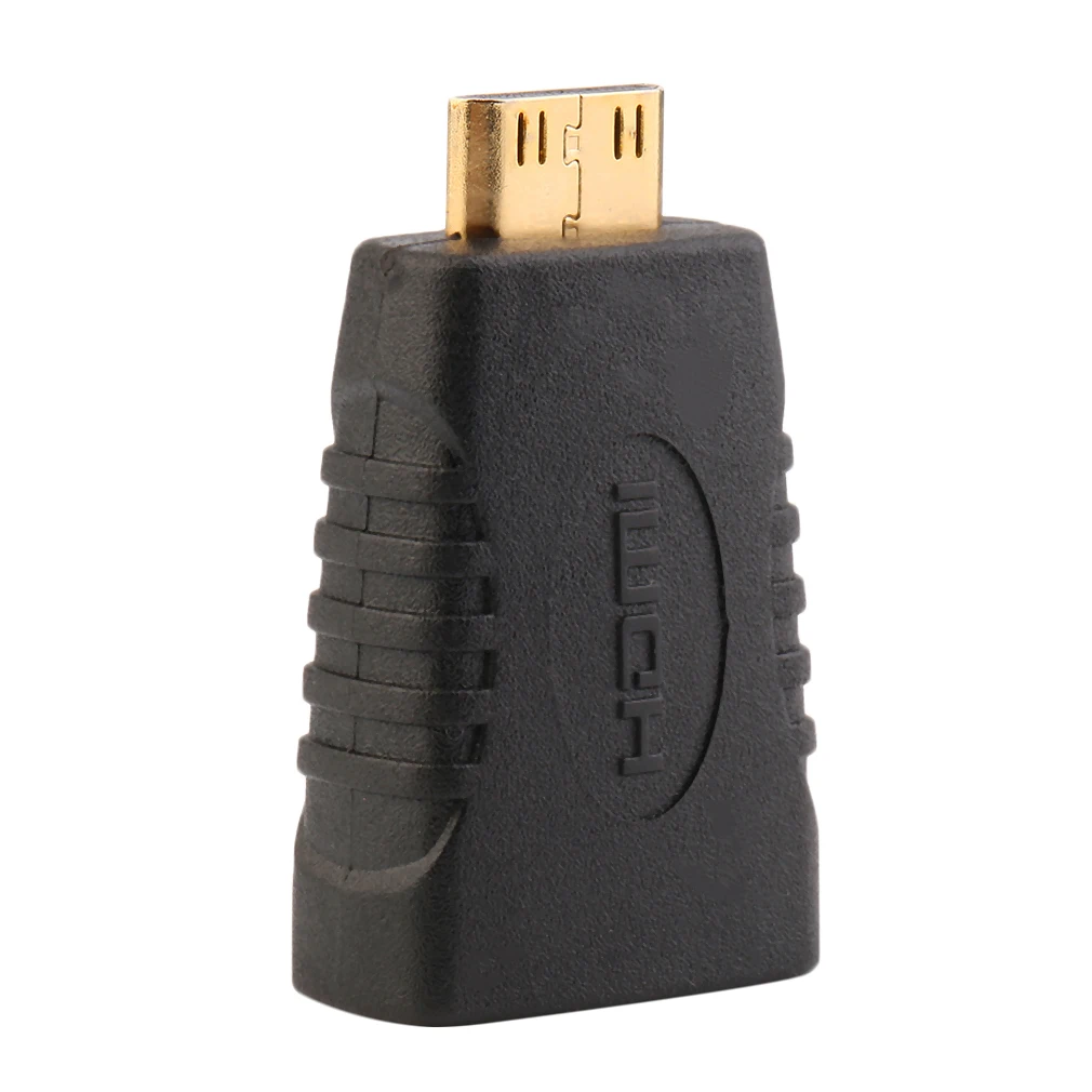 Горячая HDMI тип A женский мини Тип C Мужской адаптер разъем для HDTV 180 градусов Портативный прочный