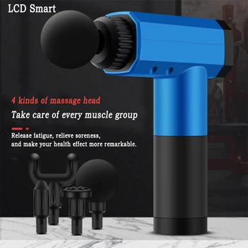 

LCD Display Muscle Massage Gun Sport Therapy Massager Body Relaxation Pain Relief Slimming Shaping Massager fascial gun