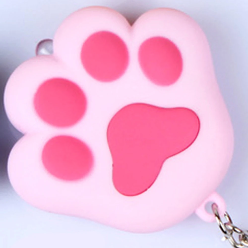 Брелок Kawaii Cat Paw Toy пластиковый брелок милая сумочка подвесное освещение Прямая поставка
