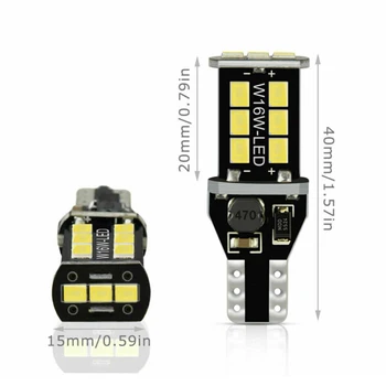 

Parts LED Headlight Accessories 2pcs Canbus Bulb Backup Reverse 912921
