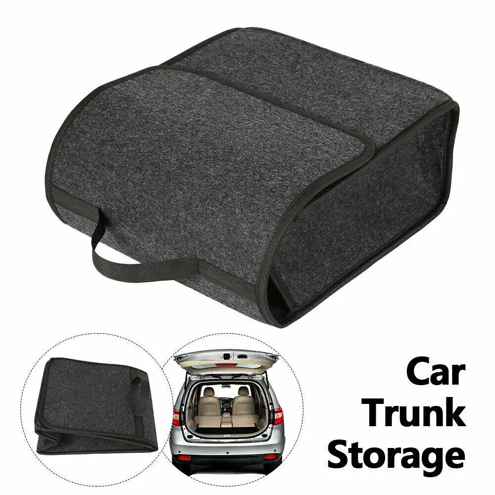 

Vehicle Tool Grey Storage Bag Trunk Storage Box Car Boot Organiser Car Accessories Universal Portable
