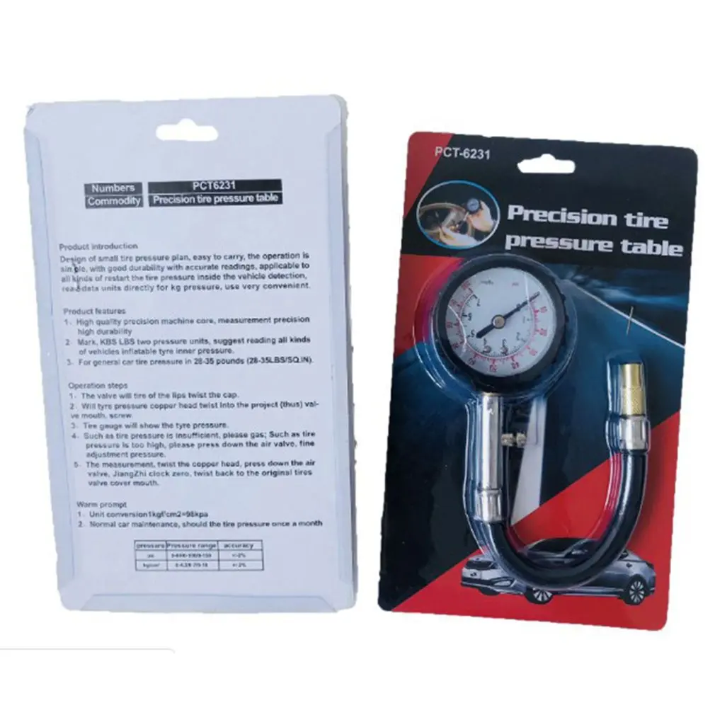 

Professional Car Tire Pressure Gauge Car Inflatable Special Pressure Gauge Tire Pressure Test Deflation Tire Tester