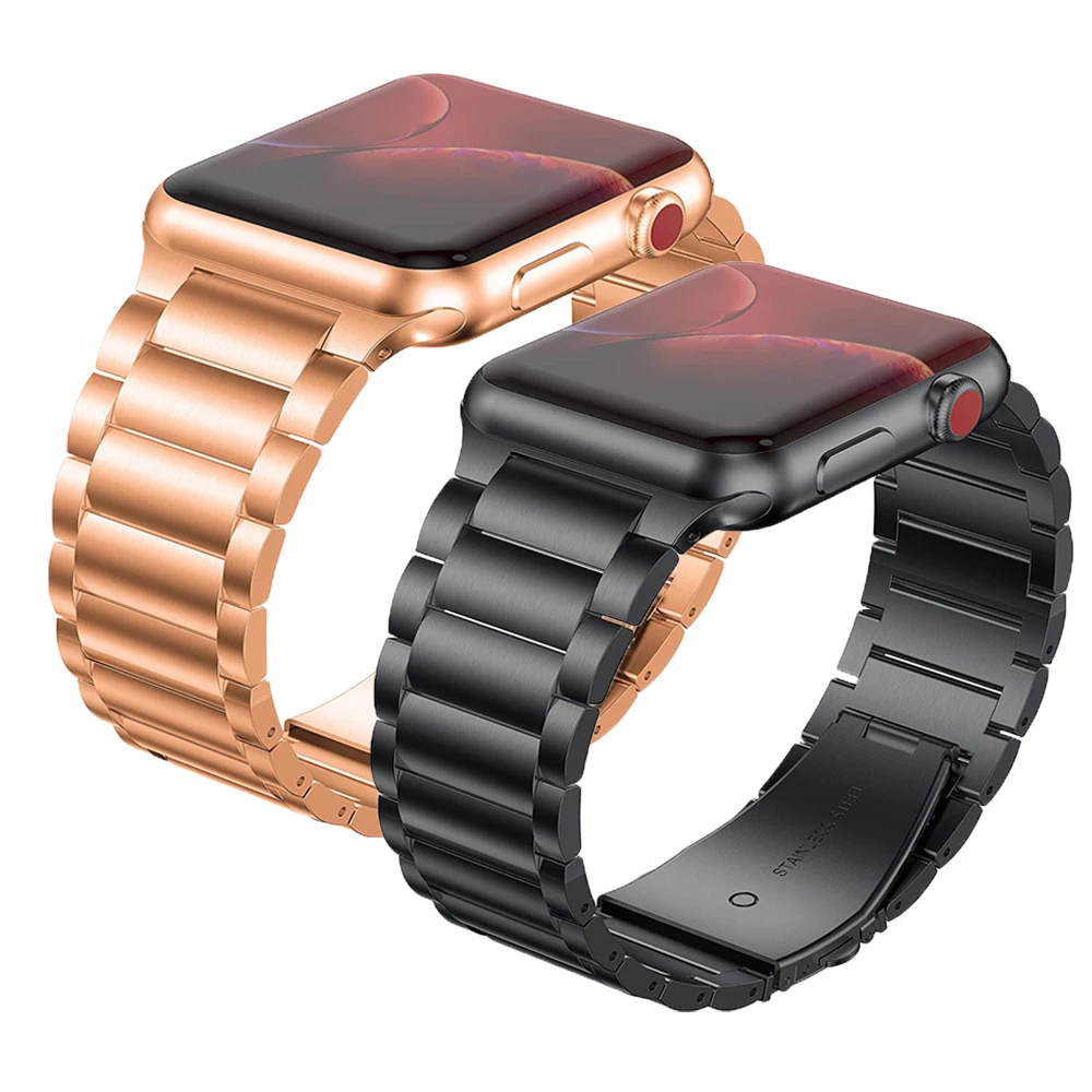 Ремешок из нержавеющей стали для apple watch 5 4 44 мм 40 | Наручные часы