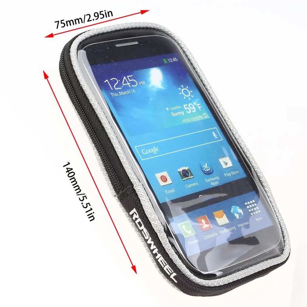 Bike Touch screen bag Mobile Phone Holder Stand Motorcycle Handlebar Mount Bag bicycling equipment Mount Holder
