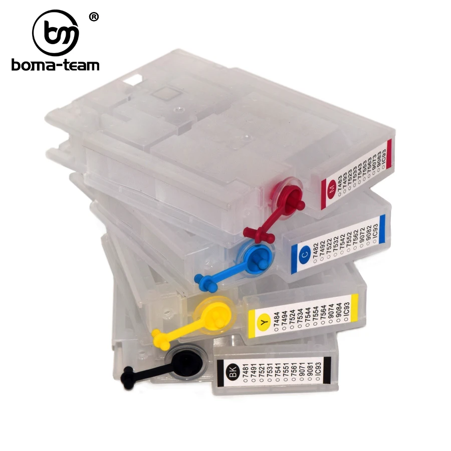 BOMA TEAM Japan IC93 93XL ICBK93L ICC93XL ICM93 ICY93 Заправляемый чернильный картридж с чипом ARC для