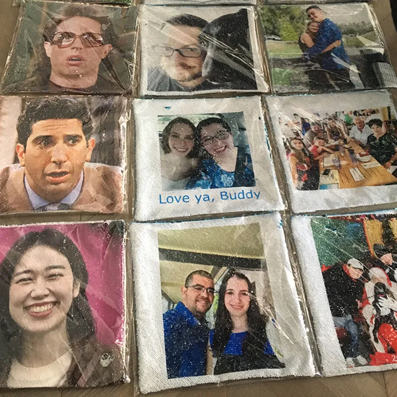 Personalised Photo Throw Pillow Covers Protector 18x18 Inch With Zipper Square Decorative Cushion Used For Home Car | Дом и сад