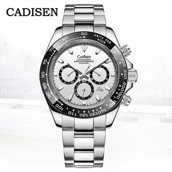 CADISEN Men's Watches Mechanical Automatic Watch Men 2020 Top Brand Luxury 100M Waterproof Multifunctional Sport Reloj Hombre