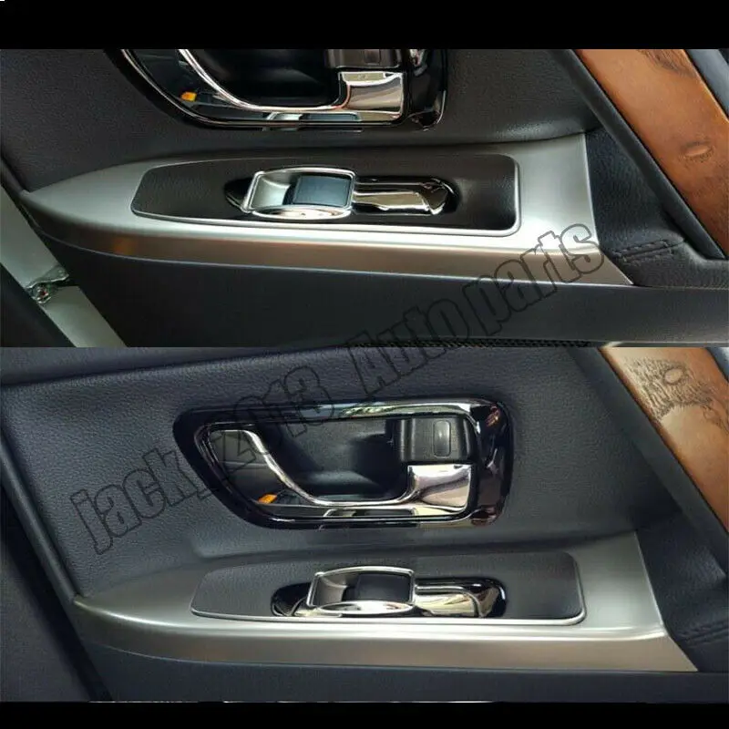 Car modification Car accessories Stainless Inner Window Switch Panel Cover Trims For Mitsubishi Pajero V93 V97