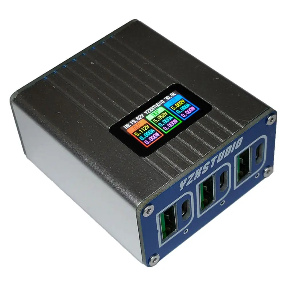 Color Screen ZC830 High Performance Car Desktop Charger Mobile Phone Notebook 6-port Multi-port Multi-protocol QC4+PD3