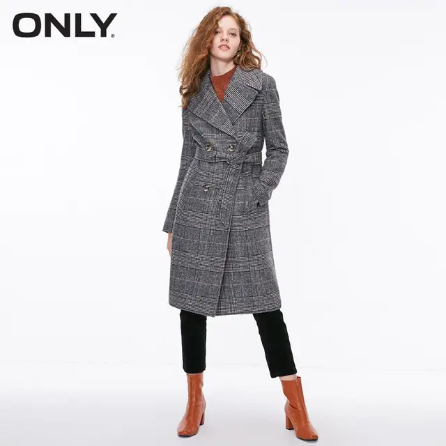 US $45.64 ONLY Women's Autumn Straight Fit Woolen Coat brit graphics  11834S512