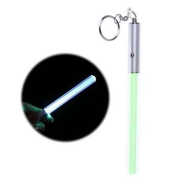 

Durable Glow Pen Flash Torch Magic Wand Stick Lightsaber LED Light Keychain New