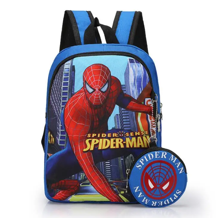 Новая мода Капитан Америка детские школьные сумки мультяшный рюкзак для малышей Детская сумка для книг Детский рюкзак для мальчиков и девочек - Цвет: photo color