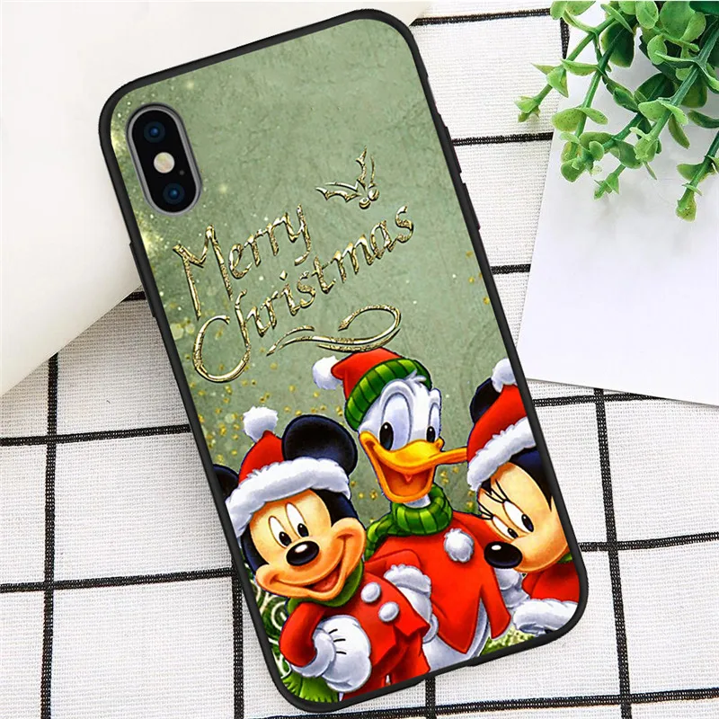 Рождество для iPhone X XR XS Max 5 5S SE 6 6S 7 8 Plus Oneplus 5T Pro 6T чехол для телефона Coque Etui funda мультяшный милый силиконовый