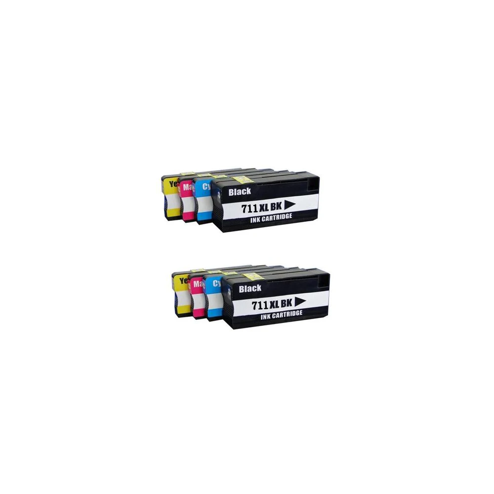 8x чернильные картриджи, совместимые с hp711 711xl для принтера 711 Designjet T120 T520