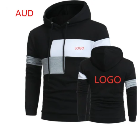 Achat AUD Bingley Anime homme Hoodies sport complet à capuche Patchwork mâle imprimé Logo lettre régulière Sweatshirts hommes pull SA 8