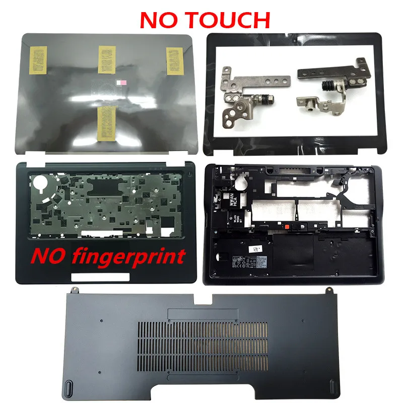 For Dell Latitude E7250 LCD Back Cover/Front Bezel/Palmrest/Bottom Case Cover 0TWKC5 04XG2K 0V5Y98 0Y0T7F 0M081X 05JK6H 08MV8D 