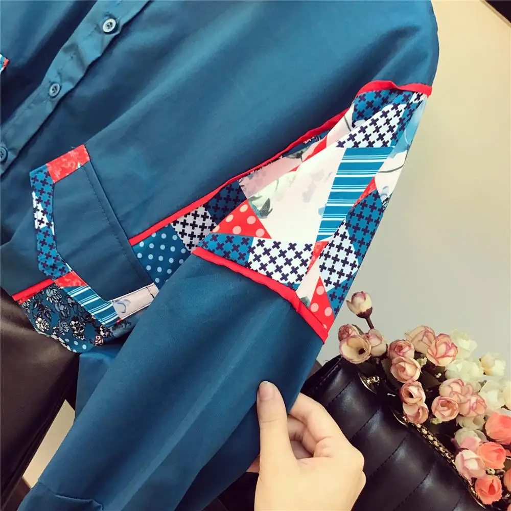 Уличная рубашка с длинными рукавами и отворотами в стиле ретро, Blusas и мини-юбка из искусственной кожи, костюм из двух предметов, комплекты для женщин, тонкий комплект юбок