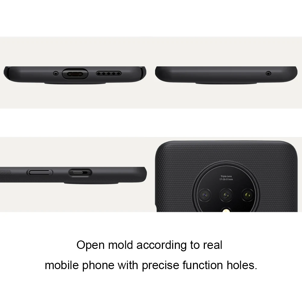 Чехол Nillkin для OnePlus 7T Pro One Plus 7T корпус Подарочный держатель для телефона Матовый щит жесткая задняя крышка из ПК чехол OnePlus 7T