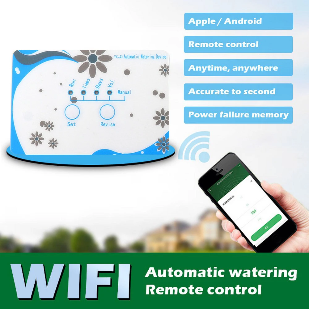 Умное автоматическое орошение подключение к Wi Fi дистанционное Капельное для