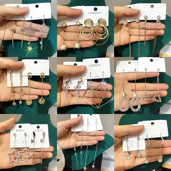 

30 Pairs/lot fashion classical women earrings wholesale small size earring jewelry lot 201106-42