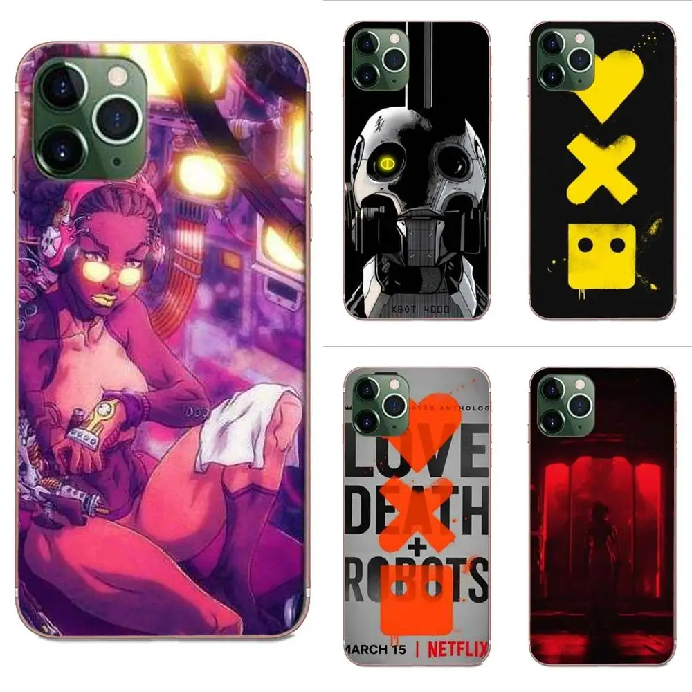 Чехол из ТПУ с надписью Love Death Robot Tv Show для Galaxy Note 10 A10E A10S A20S A30S A40S A50S A6S A70S A730 A8S M10S M30S