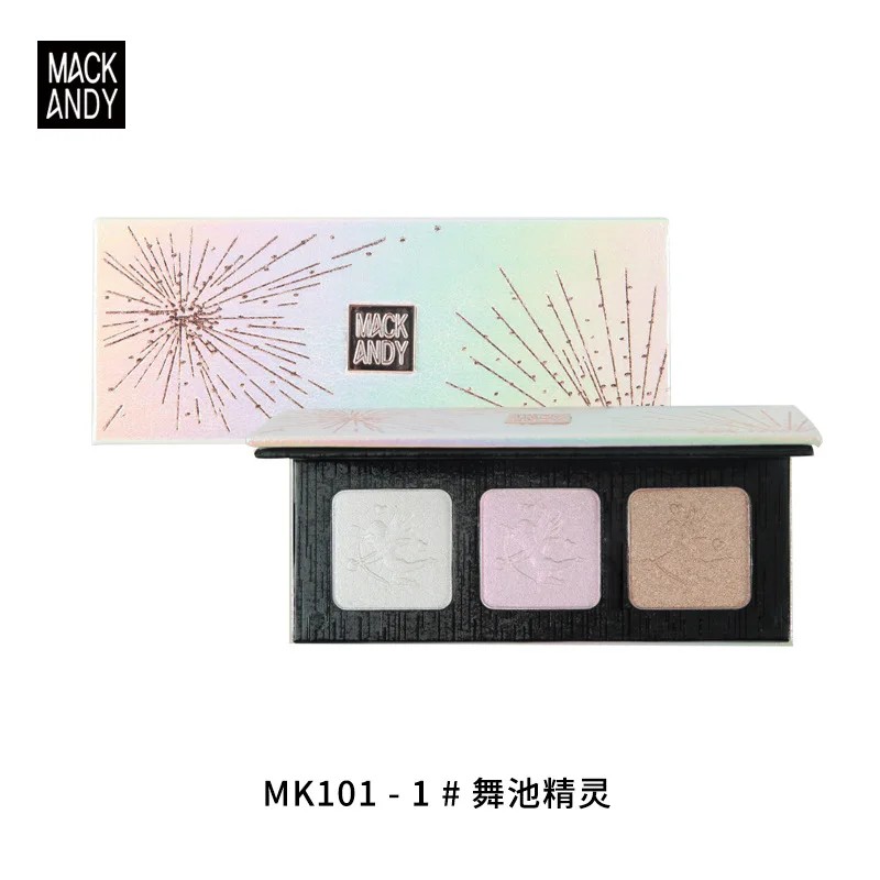 

3 Colors Highlighter Palette Makeup Face Contour Powder Bronzer Make Up Blusher Professional Blush Palette Cosmetics