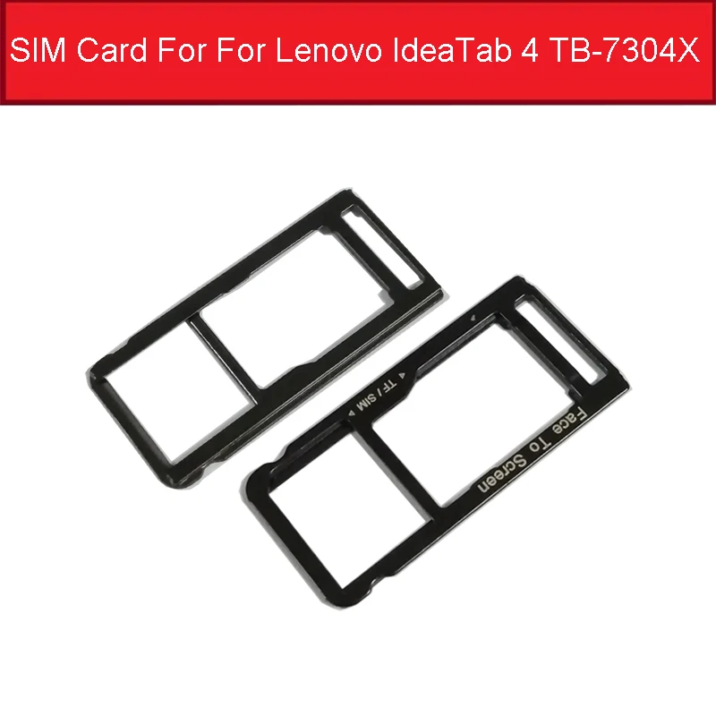 Sim Card Slot For Lenovo Ideatab 4 Tb-7304x Lcd Tab 4 Tb-7304f 7304 7304x 7304f  Tb-7304i 7" Sim Sd Card Tray Holder Adapter - Tablet Lcds & Panels -  AliExpress