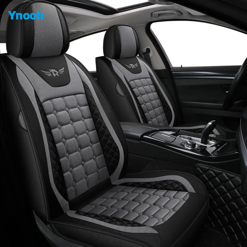 color 2 Ynooh чехлы для сидений автомобиля для lada granta xray vesta sw cross kalina, защита для автомобиля - Название цвета: color 2