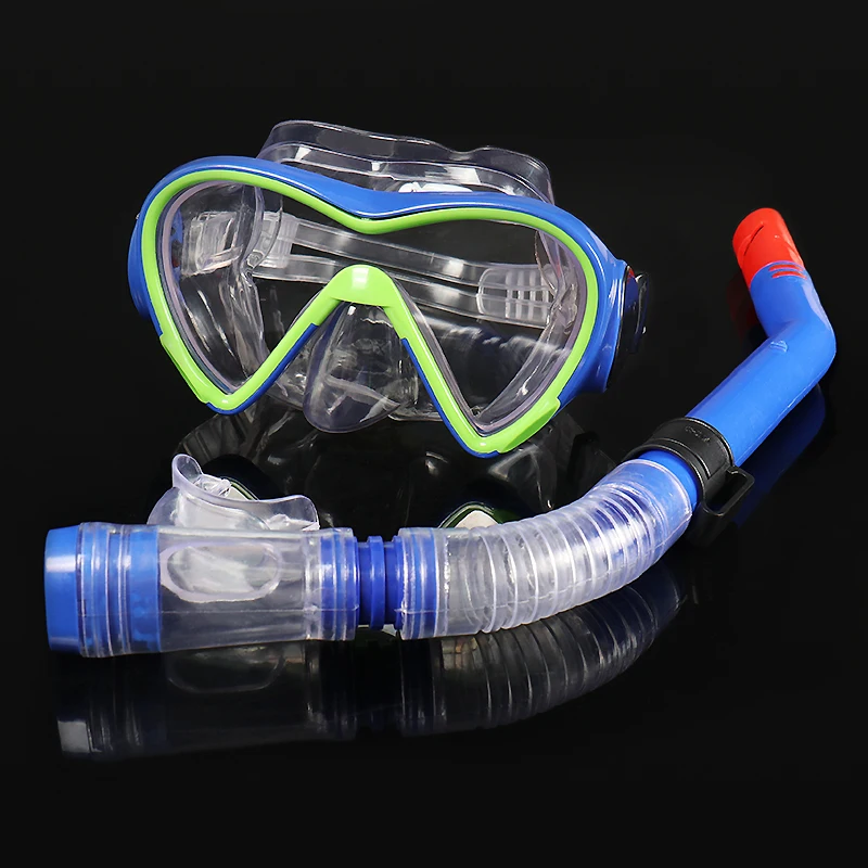

Professional Scuba Diving Mask and Snorkels Set Anti-Fog Goggles Glasses Diving Swimming Easy Breath Tube Snorkeling suit