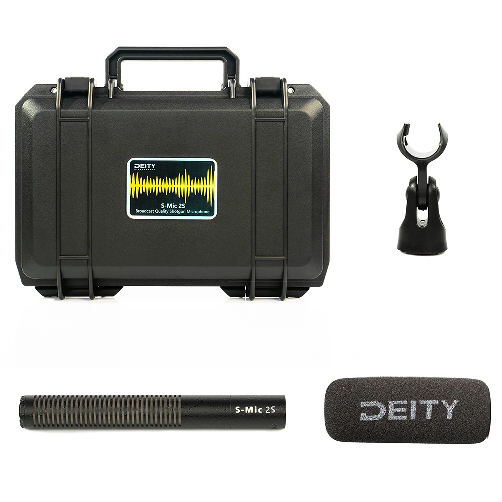 Профессиональный микрофон Deity S-Mic 2 S, супер кардиоидный конденсаторный микрофон для просмотра фильмов, аудио и видео
